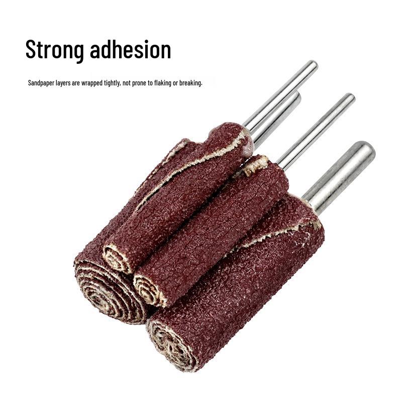 Cylindrical Sandpaper Grinding Stick (3mm/6mm Shank) for Wood and Metal Polishing