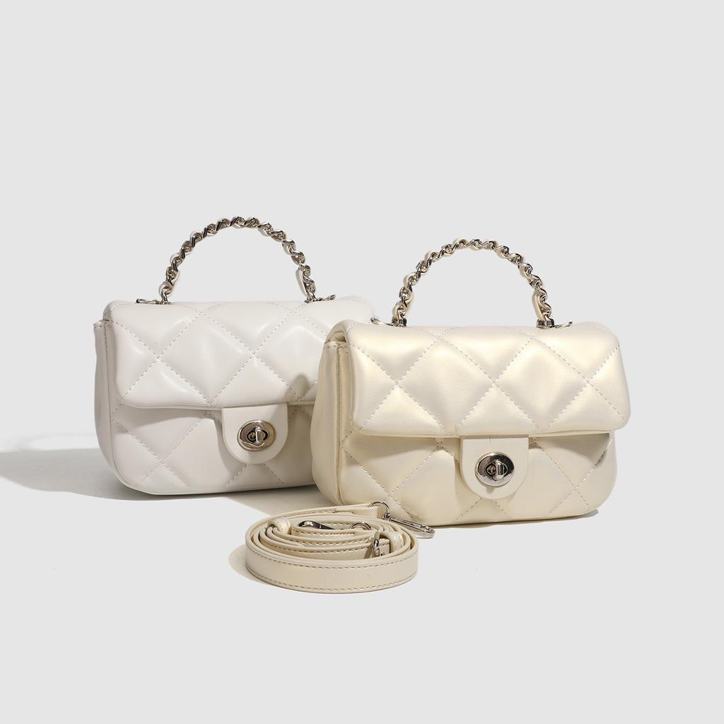 High-Value Small Bag Women'S Summer Trendy Fashion Women'S Shoulder Bag Foreign-Style Texture Diamond Messenger Bag