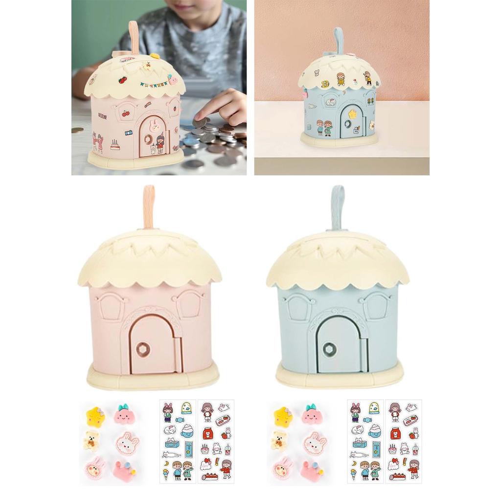Piggy Bank Children Unbreakable Handheld Practical Gifts Coin Bank Saving Pot Kids Piggy Bank for Festival Birthday Party Favor