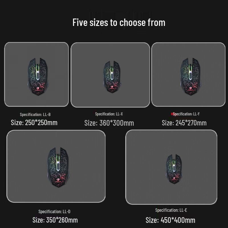 Linlei Glass Gaming & Office Mouse Pad