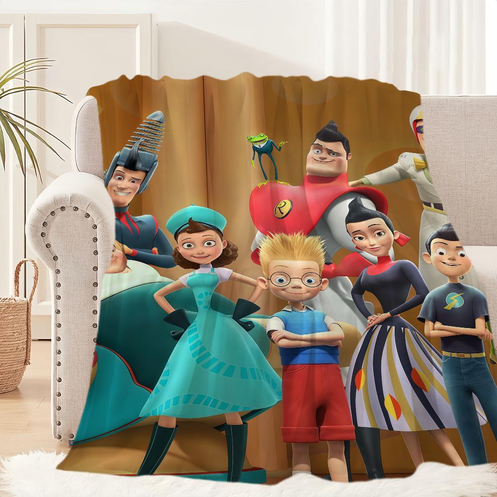 M-Meet the R-Robinsons DSN Blanket Blanket for Couch Sofa Travel Home Picni Flannel Blanket birthday gift Warm Comfortable 30x40in