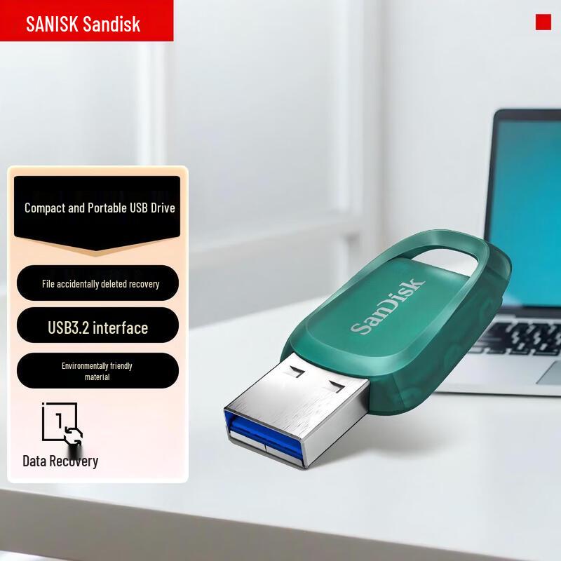 SanDisk CZ96 512GB Ultra Eco USB 3.2 Flash Drive