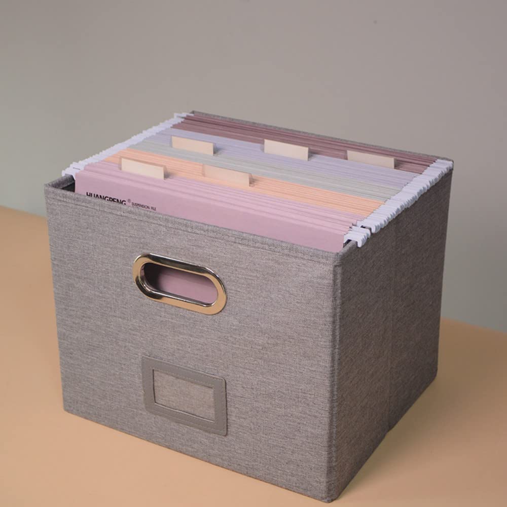 Seimeinoki Hanging Folder A4 10 Pieces Hanging File with Label and Label Holder Paper Morandi Color Suspension File A4 Document Receipt Slip Storage