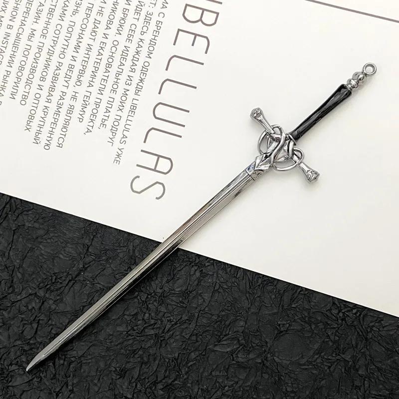 New Punk Metal Sword Hairpin Chinese Simple Hair Sticks for Women Diy Hairstyle Design Tools Accessories Dropshipping