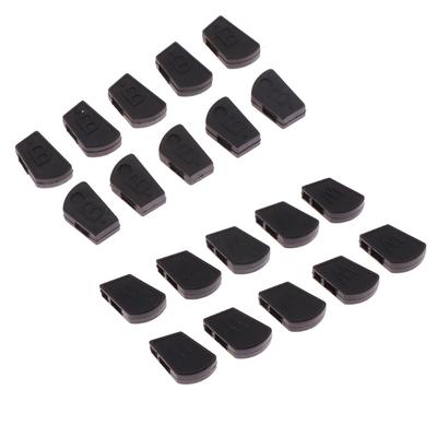 10pz Ammortizzatori per Tasti in Silicone Tappo Martello di Gomma per Pianoforte Elettrico Sostituzione Martello Tastiera Tappi di Gomma Riduzione del Rumore