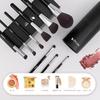 DUcare Makeup Brush 9-piece Set Brushes Tools Eyeshadow Face Made Carefully Selected Fine Bristles Includes Holder Case Portable Black Color D0911