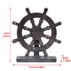 Vintage Style Resin Decorations of Ship Anchors and Wheels, Artistic Craft for Home Decor, Bar, or Coffee Shop Display