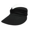 2023 Women Sun Visor Empty Top Hat Wide Brim Summer UV Protection Beach Sport Cap Easy To Carry Travel Caps Fashion Beach Summer