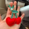 Love Keychain Car Keyring Bag Pendant Cute PU Leather Hanger  Car Accessory