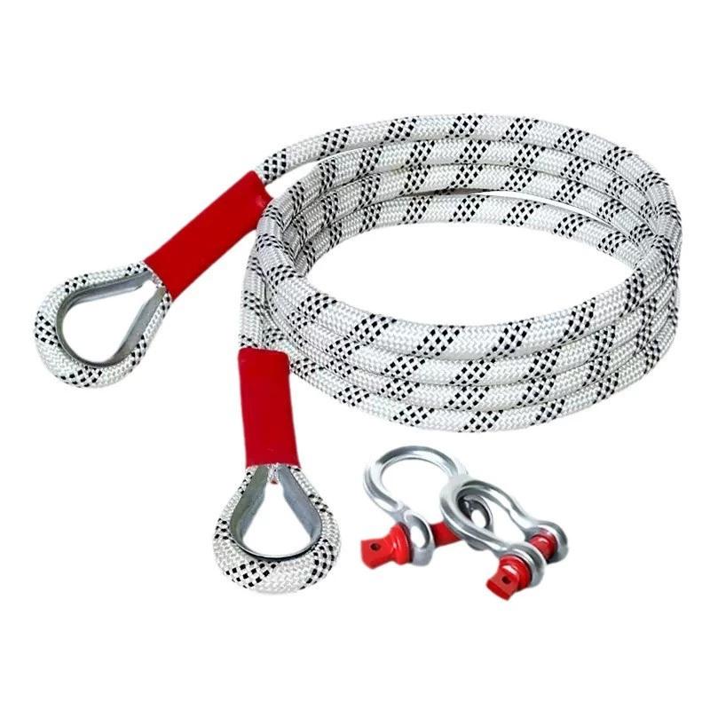 Car Towing Rope Off-road Vehicle Can Tow 10-25Tons Rescue Towing Rope Version Which Is Very Reliable and Wear-resistant 3M-10T