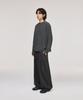 SIGNATURE Reverse Three-Tuck Baggy Slacks [Gray]