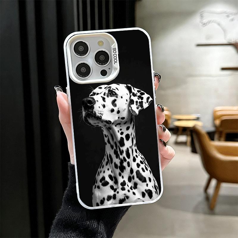 Dalmatian Cute Dog Shockproof Phone Case for iPhone 17 Air 16 16E 15 Pro Max 14 Plus 13 Mini 12 Back Cover Anti Fall Fundas