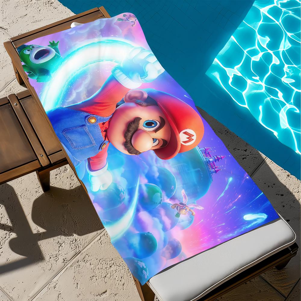 RTT G-galaxy Towel Beach Bath Quick-Drying Super Lightweight Portable Sauna Camping Movie Swim Pool M-marios-es Travel