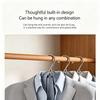 Adjustable 2 In 1 Cloth Hangers with Clips Heavy Duty Non-Slip Jeans Skirt Hangers for Home Wardrobe Storage