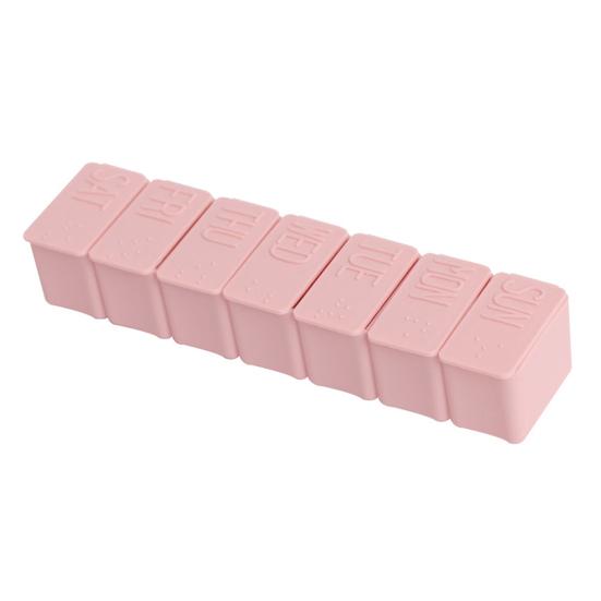 Pouzdro na pilulky Velkokapacitní přenosný PP týdenní úložný box na pilulky na vitamín