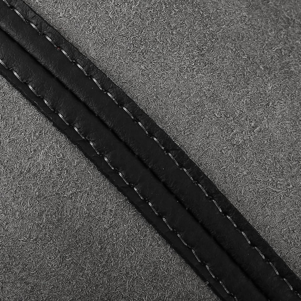 Unifizz Black PU Leather Car Center Console Cover Armrest Protector Cover Pad Replacement for Honda Accord 9th 2013-2017 Black Stitches Arm Rest