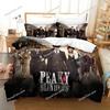 3D Print Peaky TV Blinders Bedding Set Boys Girls Twin Queen King Size Duvet Cover Pillowcase Bed Boys Adult Home Textileextile