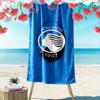 Atalanta Logo Blue Beach Towel Beach Towel Quick-drying for Travel Outdoor Sports Jogging Beach and Swimming