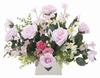 Artificial Flowers Flower Photocatalyst Fake Interior Plants "Art Arrangement" (Air Purifying) (Arrangement Cynthia/Pink)