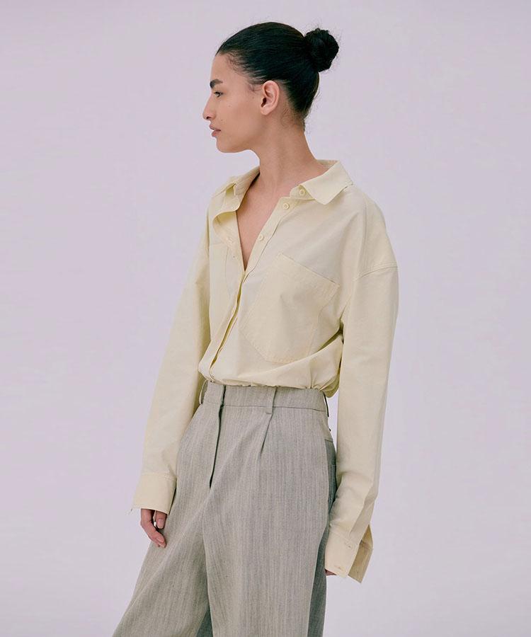 WNDERKAMMER 26 Classic Tuck Pants_Beige