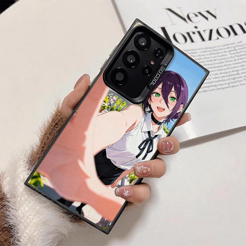 Anime Character R-Reze CSM Soft Phone Case for Samsung Galaxy S24 S25 FE S26 Edge S23 Ultra S22 Plus S21 + Shockproof Cover Back