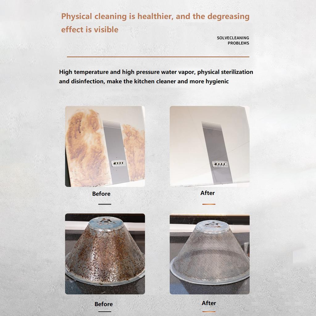 Tragbarer Hochtemperatur-Dampfreiniger, elektrischer Dampfreiniger für Klimaanlage, Küchenhaube