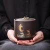 Zlatá rybka Jelen Keramická úložná nádoba Zvíře Porcelán Vzduchotěsné plechovky Domácnost Odolné proti vlhkosti Plechovky na čaj Nádoba na skladování potravin Dárek