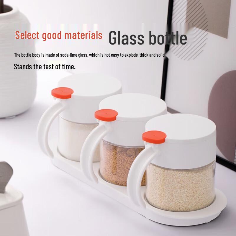 Chahua Polka Dot Glass Seasoning Bottle Set