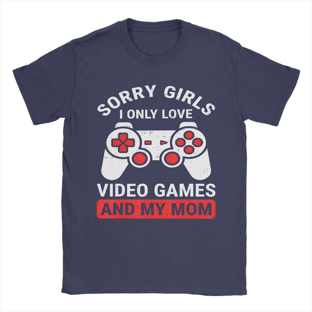 Video Game Funny Gamer Valentines Day TShirt Unisex Funny Pure Cotton Tees Round Neck Short Sleeve T Shirt 6XL Clothes