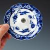 Umbrella Shape Strainer Blue and White Porcelain Tea Infuser For Tea Ceremonies And Everyday Brewing