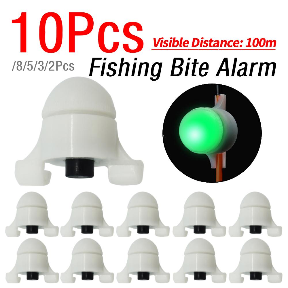 1-10Pcs Fishing Bite Alarm Electronic Fishing Alarm Night Fishing Smart Reminder Bite Alarm Night Fishing Accessories Lights