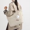 Women's Shoulder Bag Large Capacity Handbag Solid Color Commuter Bag