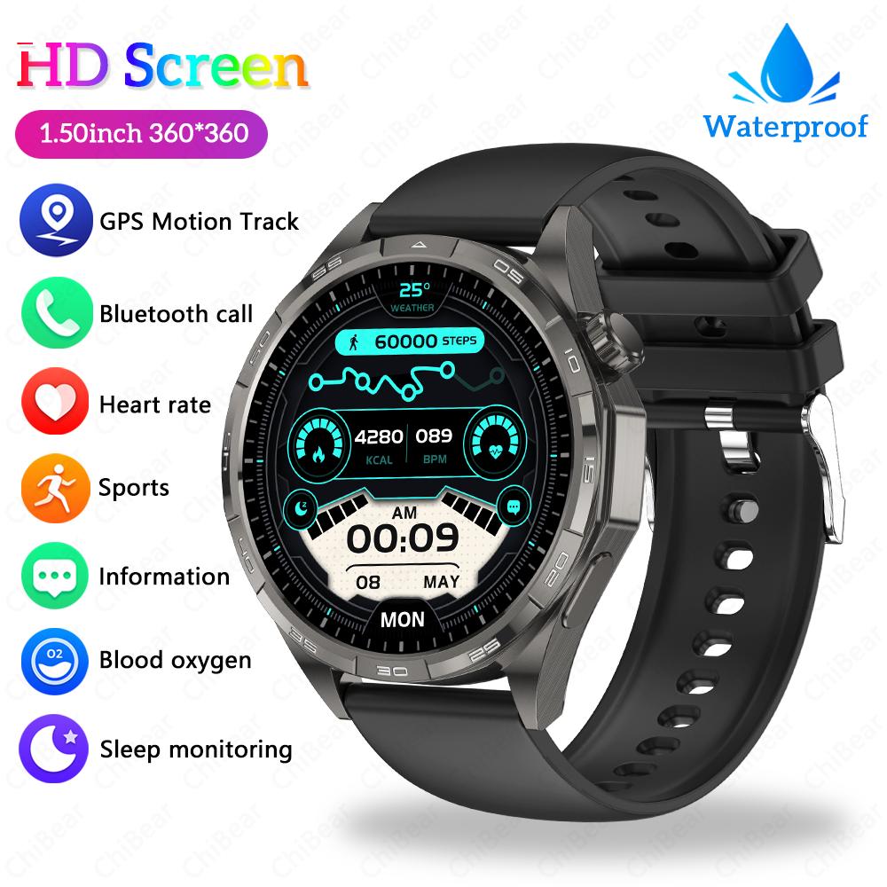 

New Arrival Smart Watch For Business Watch 6 pro SmartWatch Men Women IP68 Waterproof GPS NFC Military Sport Smartwatch чёрный