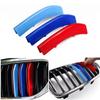 3pcs/lot Car Grille Network Decor Trims Grill Sticker For BMW E46 F30 E90 3 Series Car Style BMW Grille Sticker BMW Accessories
