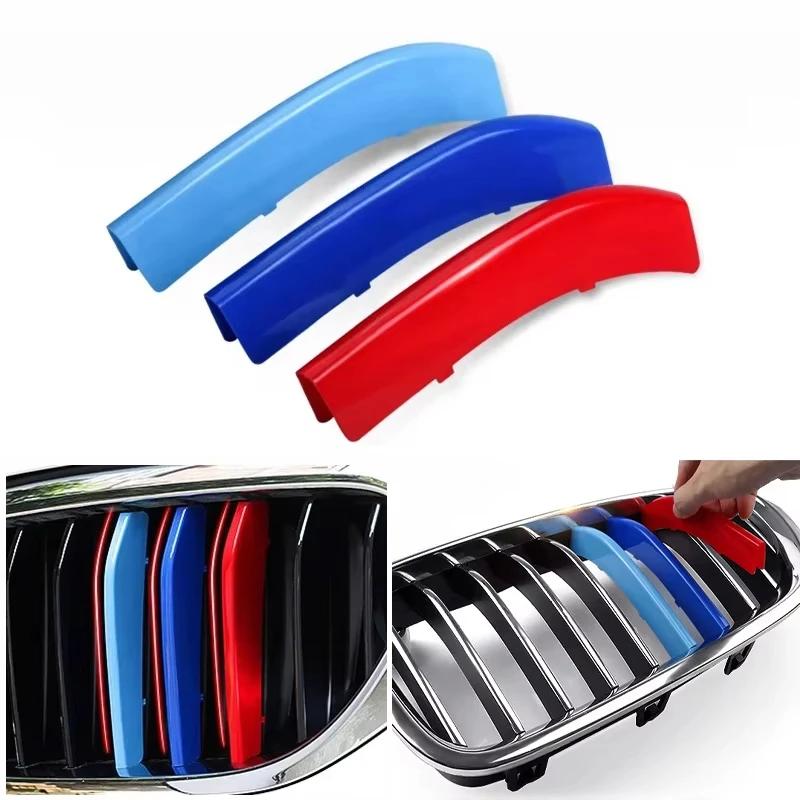 3pcs/lot Car Grille Network Decor Trims Grill Sticker For BMW E46 F30 E90 3 Series Car Style BMW Grille Sticker BMW Accessories