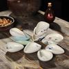 White and Blue Porcelain Tea Scoop - Gongfu Tea Ceremony Accessory