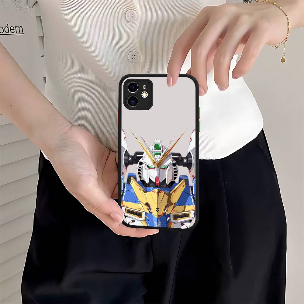 Cartoon G-Gundams Phone Case For IPhone 11 12 13 14 15 16 Pro Plus X XS MAX Matte Bumper Shockproof Cover
