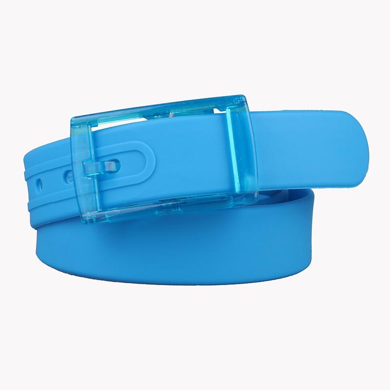 Silicone Belt Men Women - Plastic Buckle Candy Color Scented Waistband Casual Adjustable Fashion Accessory