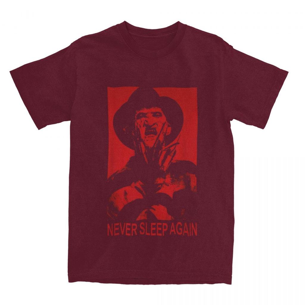 Elm Street Nightmare T-Shirt F-Freddy K-Kruger Hipster T-Shirts Short Sleeves Awesome Tshirt Summer Cotton O-Neck Clothes