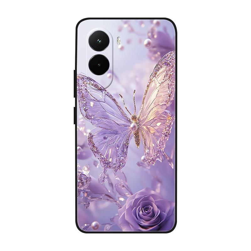 Etui na Poco M7 4G Fajne Malowane Marmurem Miękki Silikonowy Tylny Pokrowiec Na Xiaomi PocoM7 4G TPU Zderzak Fundas Poco M7 4G M 7 Coque