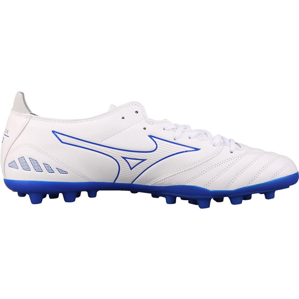 Mizuno Pro 3 Round Toe Lace-Up AG (Rubber Short Studs) Support Balance Shock-Resistant Soccer Shoes Men Soccer Shoes Blue White P1GA228425