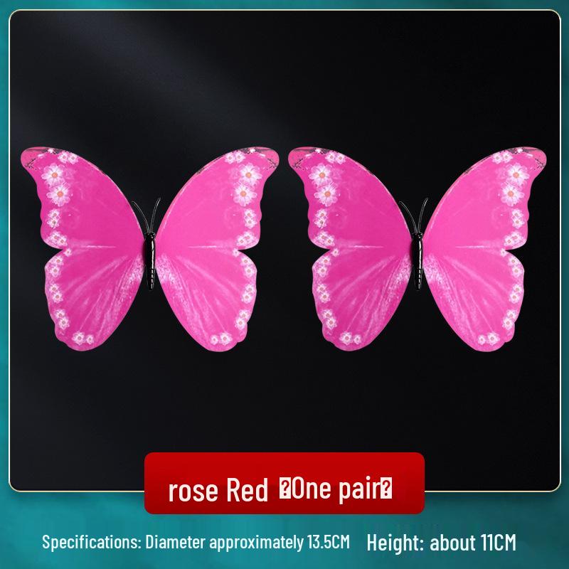 Children's Pink Butterfly Dance Ring Finger Prop with Headwear