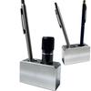 METALIST Metal Seal Stand, Pen Holder, Stylish Design, Rust-Resistant, Shiny Metal, Beautiful Seal Holder, Pen Holder, Made In Japan