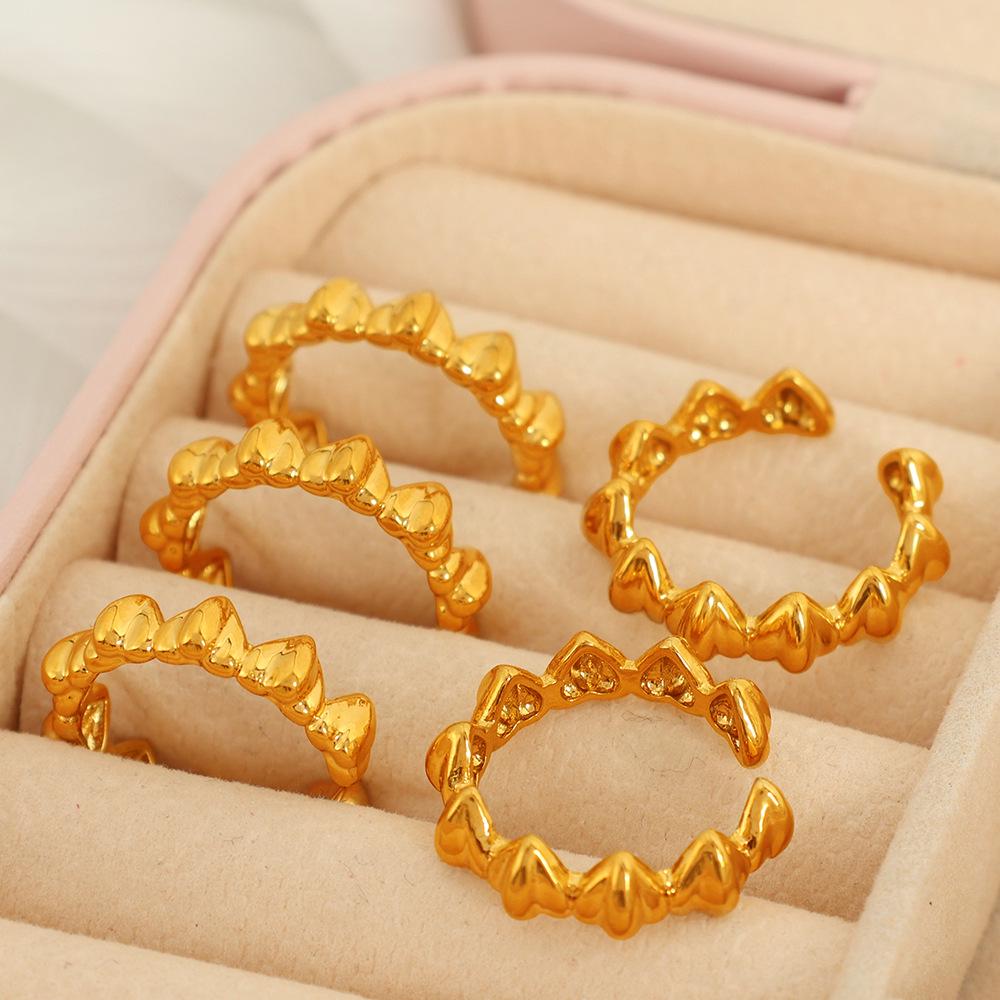 

European & American Retro Geometric Irregular Ring - Women s Trendy Light Luxury