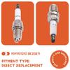 Set of 4 Spark Plugs - Compatible with Toyota 4Runner, Camry, Corolla, Celica