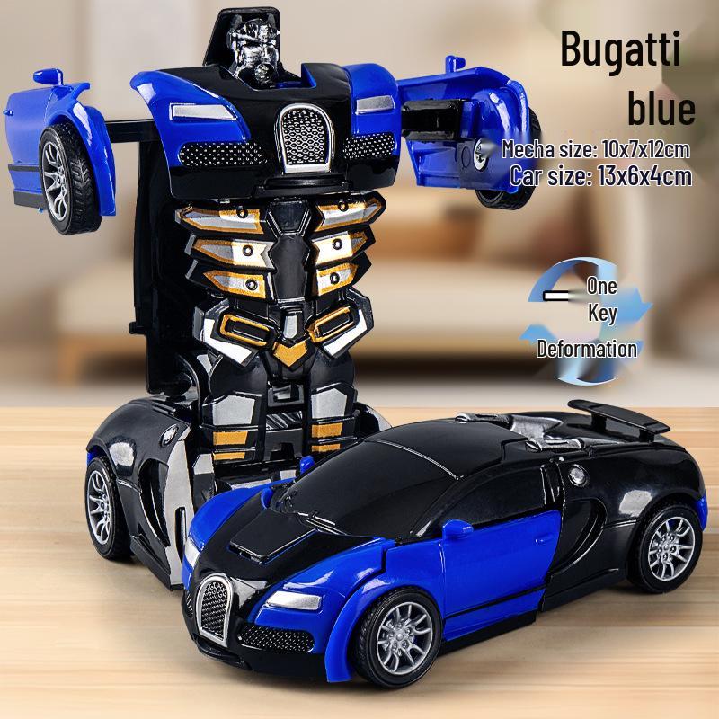 Inertia Collision Robot Car: Transforming Toy for Kids Aged 7-10