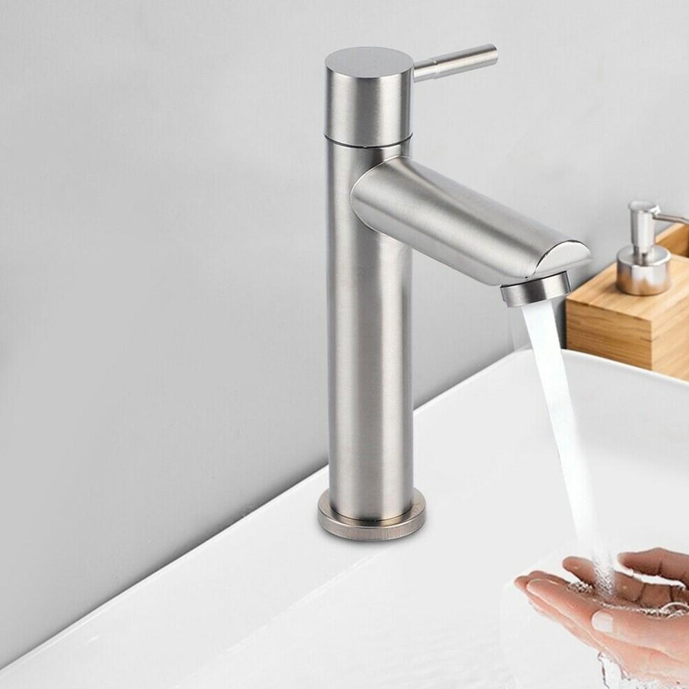 

Faucet Basin Counter Family Hotel Kitchen Replacement Silver