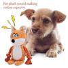 Plush Puppy Chew Toy Creative Squeaky Plush Dog Toys Funny Training Dog Accessories  Dog