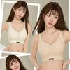 Invisible Bra Women's Breathable Fixed Cup Large-sized Underwear Gathering Bra Seamless Beautiful Back Bra Push Up Bra