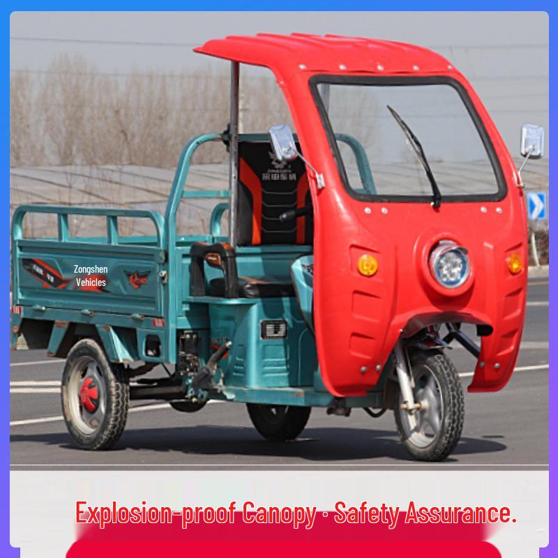 Auvent Pare-soleil Imperméable pour Tricycle Électrique